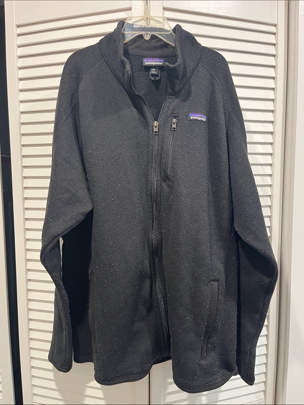 Patagonia Black Full-Zip Microfleece Jacket